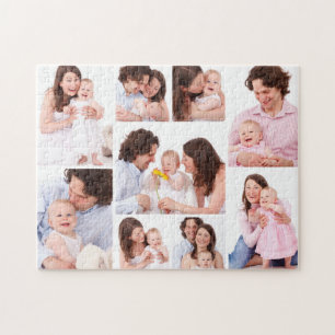 Erstellen Sie Ihr eigenes 9-Foto-Collage-Puzzle Puzzle
