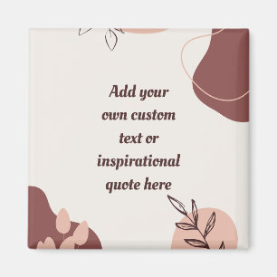 Erstellen Sie Ihr eigenes Abstraktes Motivierend Z Magnet
