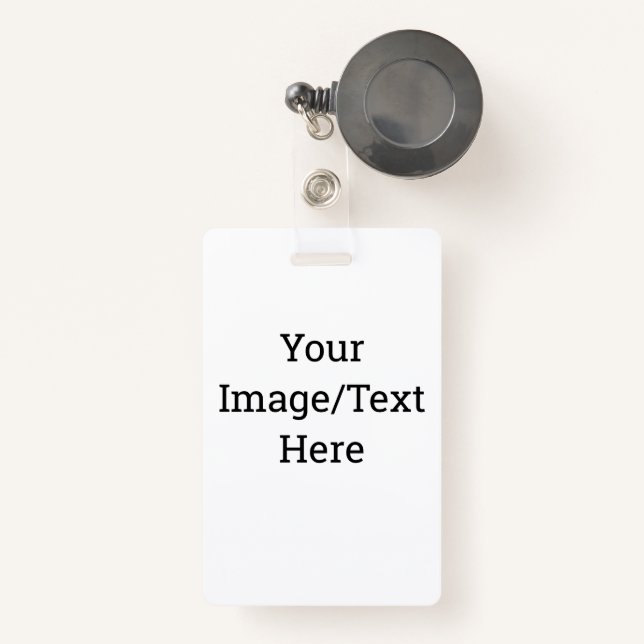 Erstellen Sie Ihr eigenes Abzeichen Ausweis (Vorderseite mit Rechteck)