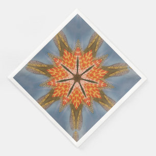 Erstellen Sie Ihr eigenes afrikanisches Tierdruckd Serviette