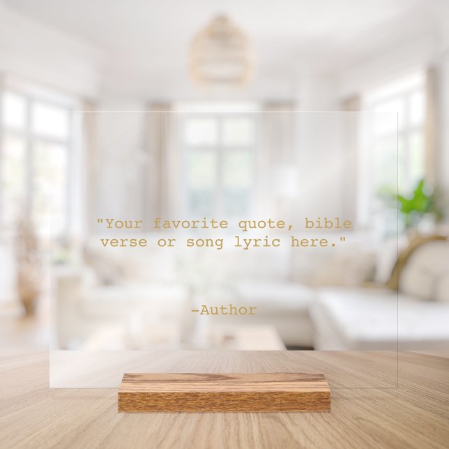 Erstellen Sie Ihr eigenes Angebot Acrylschild (Von Creator hochgeladen)