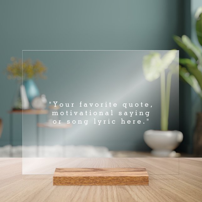 Erstellen Sie Ihr eigenes Angebot Acrylschild (Von Creator hochgeladen)