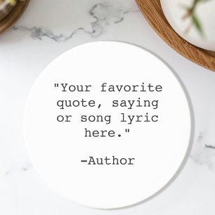 Erstellen Sie Ihr eigenes Angebot Getränkeuntersetzer