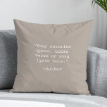 Erstellen Sie Ihr eigenes Angebot Kissen<br><div class="desc">Erstellen Sie Ihr eigenes individuelles Angebot werfen Kissen. Funktioniert mit minimalistischer Schrift-Typografie.</div>