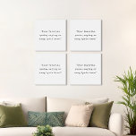 Erstellen Sie Ihr eigenes Angebot Leinwand Fotofliese<br><div class="desc">Erstellen Sie Ihre eigene,  individuelle Anführungsschale und Wand-Wand-Collage</div>
