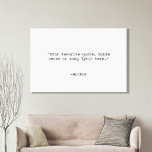 Erstellen Sie Ihr eigenes Angebot Leinwanddruck<br><div class="desc">Erstellen Sie Ihre eigene Leinwand mit minimalistischer Schrift.</div>