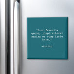 Erstellen Sie Ihr eigenes Angebot Magnet<br><div class="desc">Erstellen Sie Ihren eigenen Anführungsmagnet. Funktioniert mit minimalistischer Schrift-Typografie.</div>