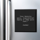Erstellen Sie Ihr eigenes Angebot Magnet<br><div class="desc">Erstellen Sie Ihren eigenen Anführungsmagnet. Funktioniert mit minimalistischer Schrift-Typografie.</div>