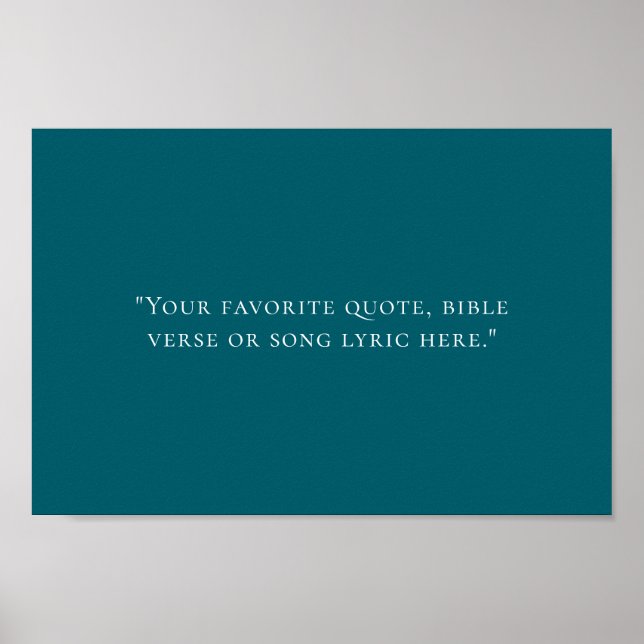 Erstellen Sie Ihr eigenes Angebot Poster (Vorne)