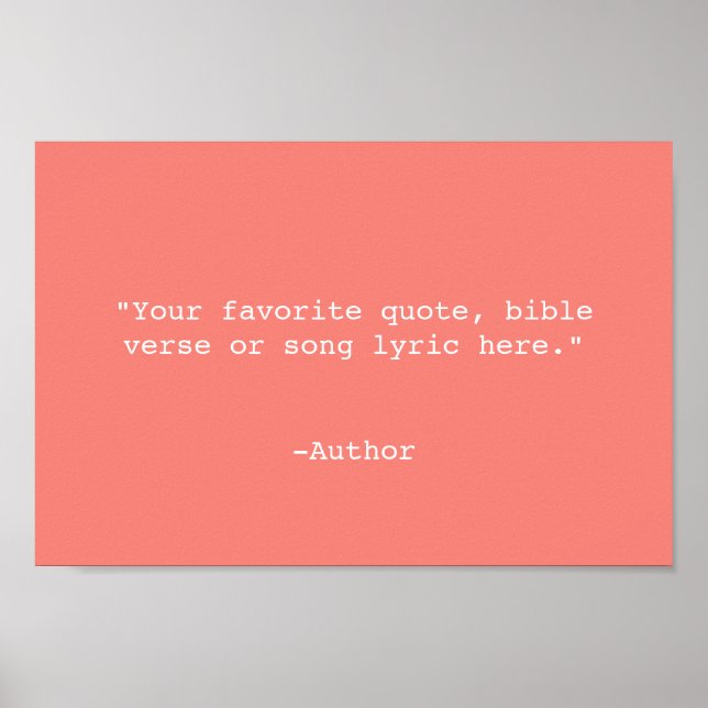 Erstellen Sie Ihr eigenes Angebot Poster (Vorne)