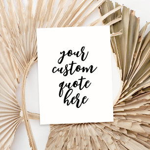 Erstellen Sie Ihr eigenes Angebot Postkarte