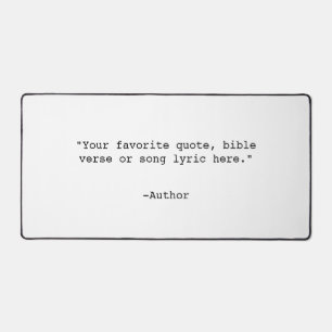 Erstellen Sie Ihr eigenes Angebot Schreibtischunterlage