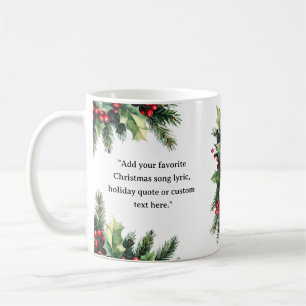 Erstellen Sie Ihr eigenes Angebot Weihnachten Bota Kaffeetasse