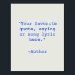 Erstellen Sie Ihr eigenes Angebotsposter Poster<br><div class="desc">Erstellen Sie Ihre eigene,  maßgeschneiderte Poster-Wandkunst mit minimalistischer Schrift.</div>