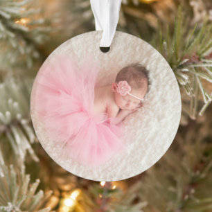 Erstellen Sie Ihr eigenes Baby-Foto als individuel Ornament