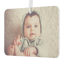 Erstellen Sie Ihr eigenes Baby Foto auf beiden Sei Autolufterfrischer