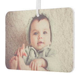 Erstellen Sie Ihr eigenes Baby Foto auf beiden Sei Autolufterfrischer