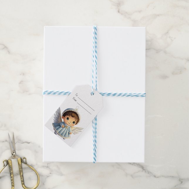 Erstellen Sie Ihr eigenes Baby Girl Angel Weihnach Geschenkanhänger (Mit Garn)