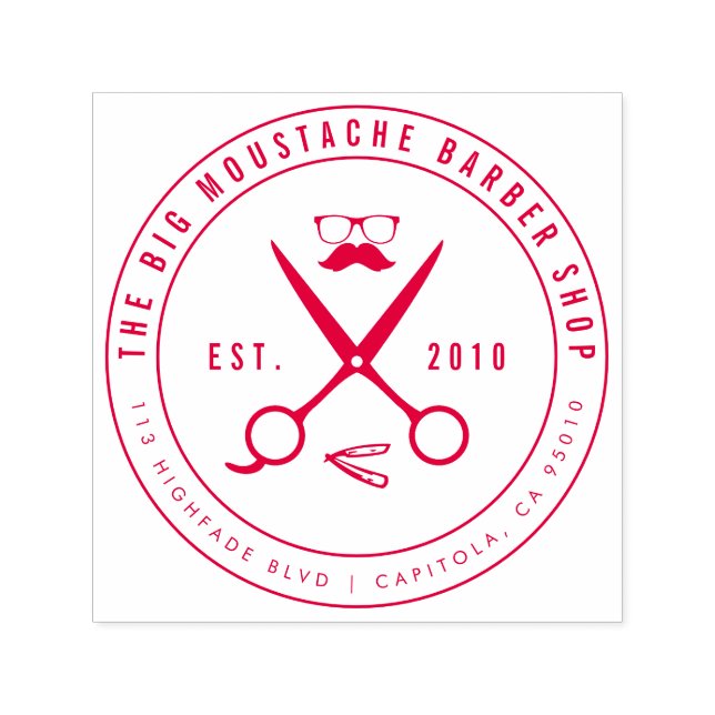 Erstellen Sie Ihr eigenes Barbershop-Logo für den  Permastempel (Design)