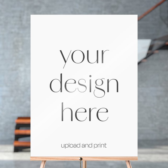 Erstellen Sie Ihr eigenes benutzerdefiniertes 18x2 Acrylschild (Von Creator hochgeladen)