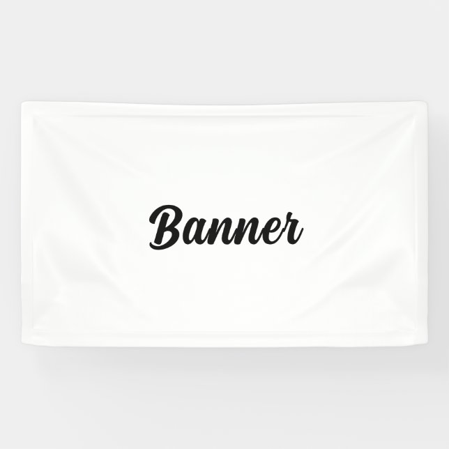 Erstellen Sie Ihr eigenes benutzerdefiniertes 3' x Banner (Horizontal)