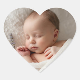 Erstellen Sie Ihr eigenes benutzerdefiniertes Baby Herz-Aufkleber