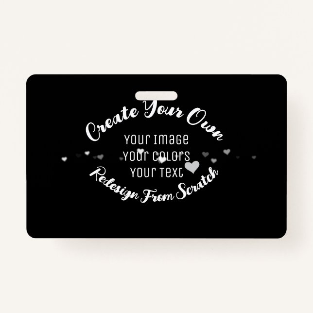 Erstellen Sie Ihr eigenes benutzerdefiniertes Bild Ausweis (Vorderseite)