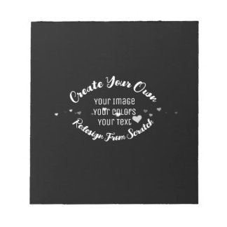 Erstellen Sie Ihr eigenes benutzerdefiniertes Bild Notizblock