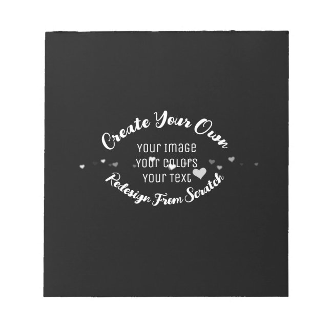 Erstellen Sie Ihr eigenes benutzerdefiniertes Bild Notizblock (Vorderseite)