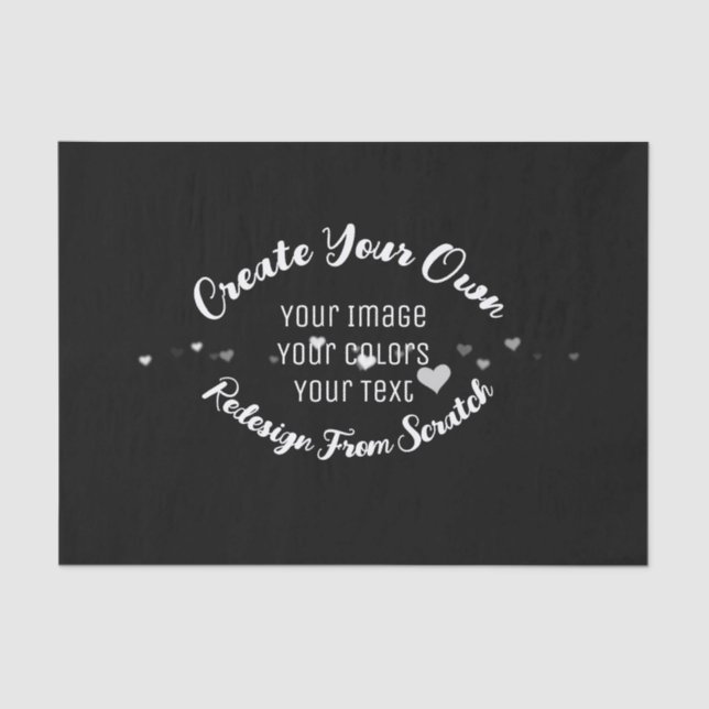 Erstellen Sie Ihr eigenes benutzerdefiniertes Bild Seidenpapier (Vorderseite)