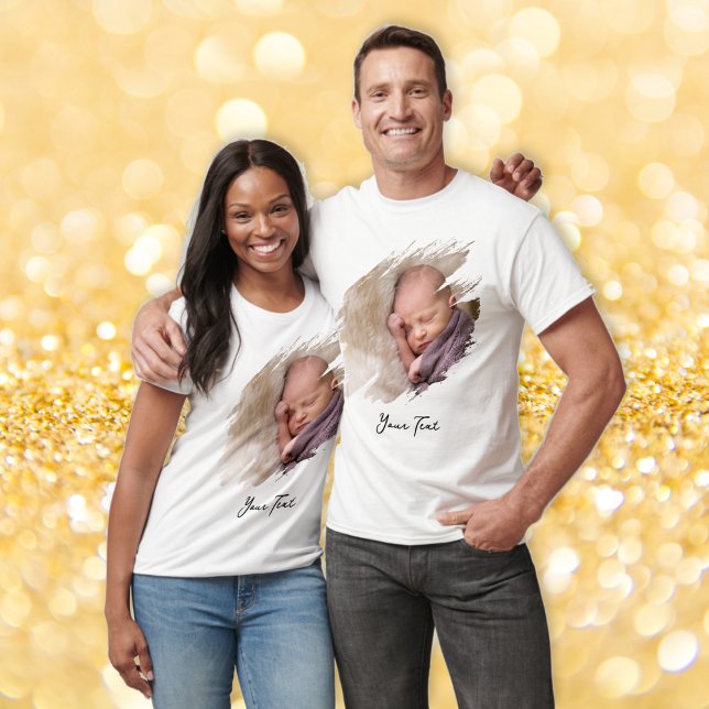 Erstellen Sie Ihr eigenes benutzerdefiniertes Cool T-Shirt (Create Your Own Custom Cool Photo and Text T-Shirt)