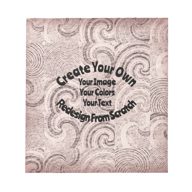 Erstellen Sie Ihr eigenes benutzerdefiniertes Desi Notizblock (Vorderseite)