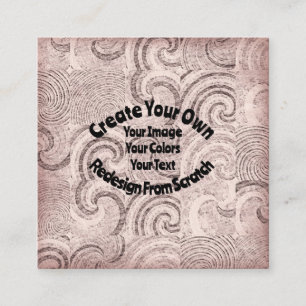 Erstellen Sie Ihr eigenes benutzerdefiniertes Desi Quadratische Visitenkarte