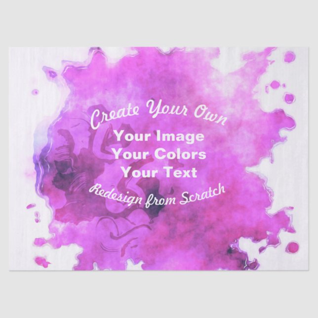 Erstellen Sie Ihr eigenes benutzerdefiniertes Desi Seidenpapier (Vorderseite)