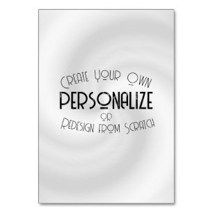 Erstellen Sie Ihr eigenes benutzerdefiniertes Desi Tischnummer