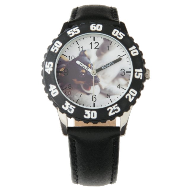 Erstellen Sie Ihr eigenes benutzerdefiniertes Foto Armbanduhr (Vorderseite)