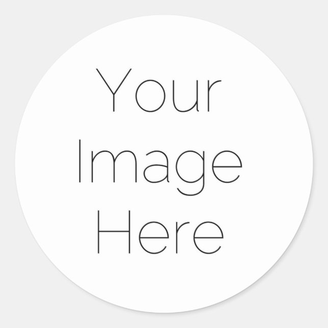 erstellen Sie Ihr eigenes benutzerdefiniertes Foto Runder Aufkleber (Vorderseite)