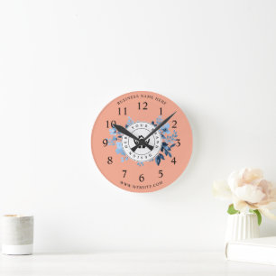 Erstellen Sie Ihr eigenes benutzerdefiniertes Logo Runde Wanduhr