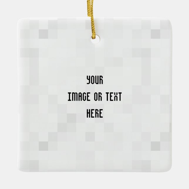 Erstellen Sie Ihr eigenes benutzerdefiniertes Pers Keramikornament (Vorderseite)