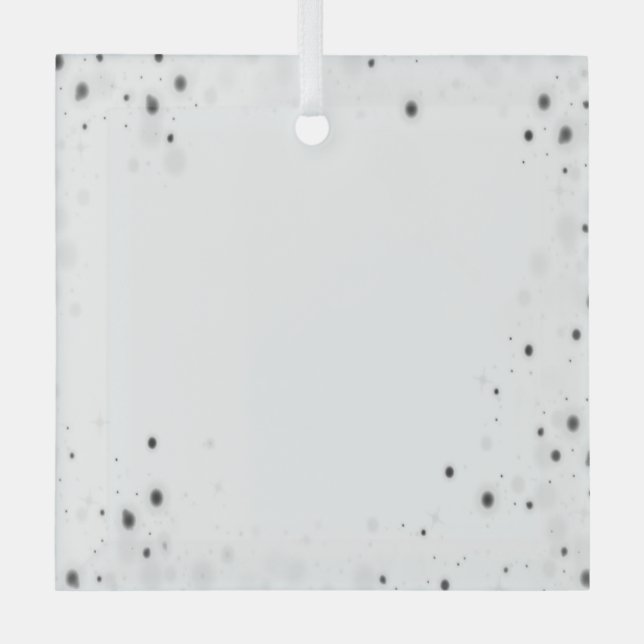 Erstellen Sie Ihr eigenes benutzerdefiniertes Pers Ornament Aus Glas (Vorderseite)