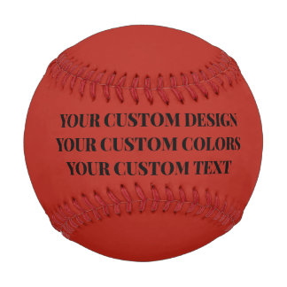 Erstellen Sie Ihr eigenes benutzerdefiniertes Rot Baseball