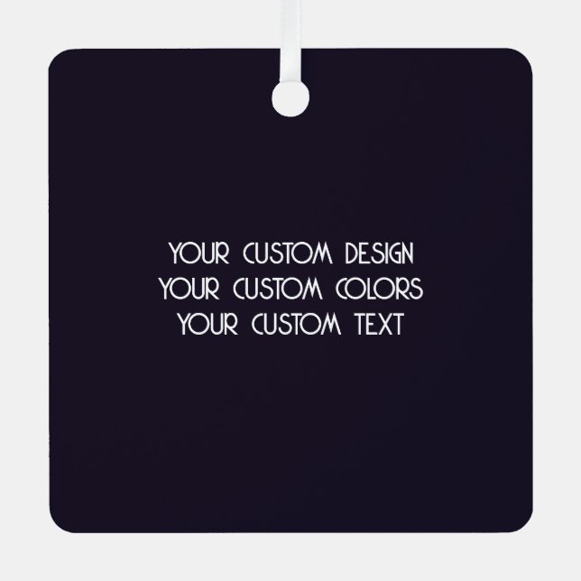 Erstellen Sie Ihr eigenes benutzerdefiniertes Schw Ornament Aus Metall (Vorderseite)