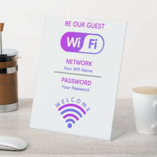 Erstellen Sie Ihr eigenes benutzerdefiniertes Wifi Sockelschild