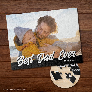 Erstellen Sie Ihr eigenes Best Dad Ever Foto Puzzle