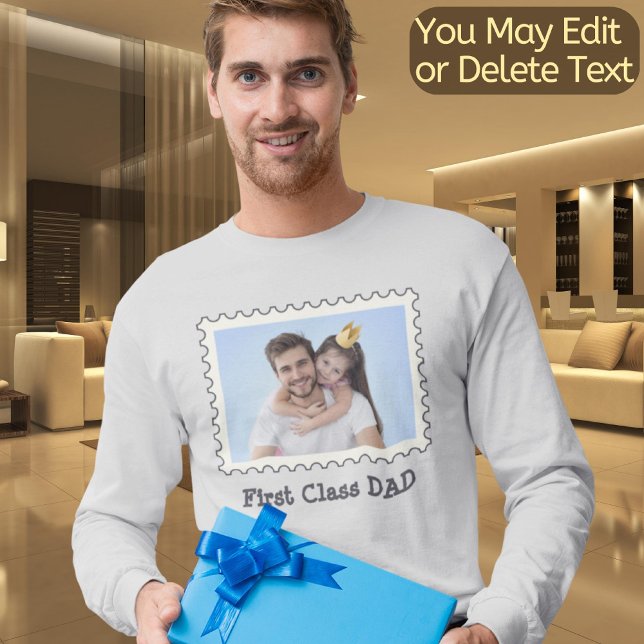 Erstellen Sie Ihr eigenes Best Vater First Class V T-Shirt (Von Creator hochgeladen)
