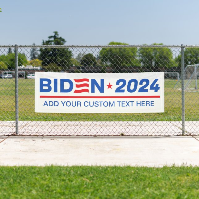 Erstellen Sie Ihr eigenes Biden 2024 Banner (Insitu)