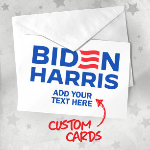 Erstellen Sie Ihr eigenes Biden Harris 2024 Postkarte