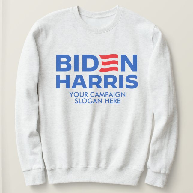 Erstellen Sie Ihr eigenes Biden Harris 2024 Sweatshirt (Design vorne)
