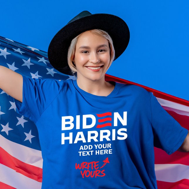 Erstellen Sie Ihr eigenes Biden Harris 2024 T-Shirt (Custom Biden Harris 2024 Shirts and More from Politiclothes.com)
