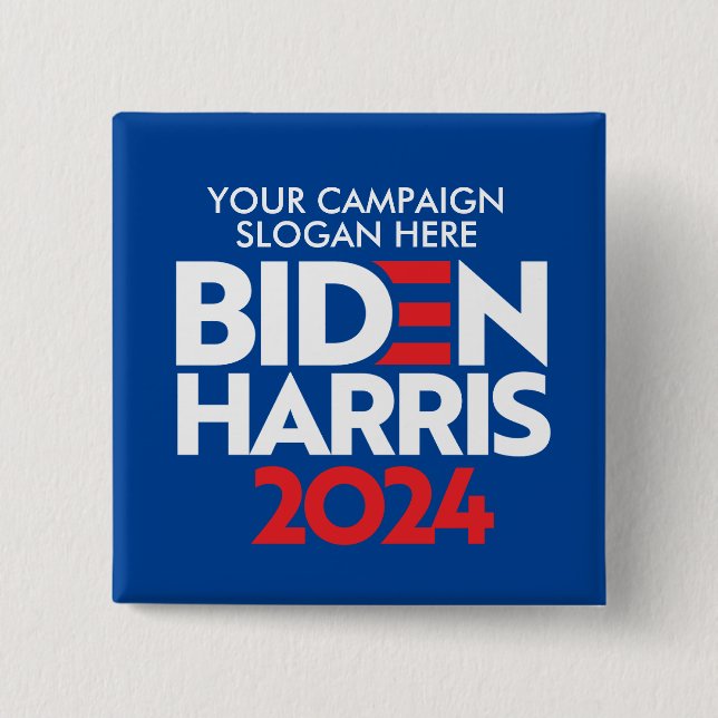 Erstellen Sie Ihr eigenes Biden Harris 2024-Wahlmo Button (Vorderseite)